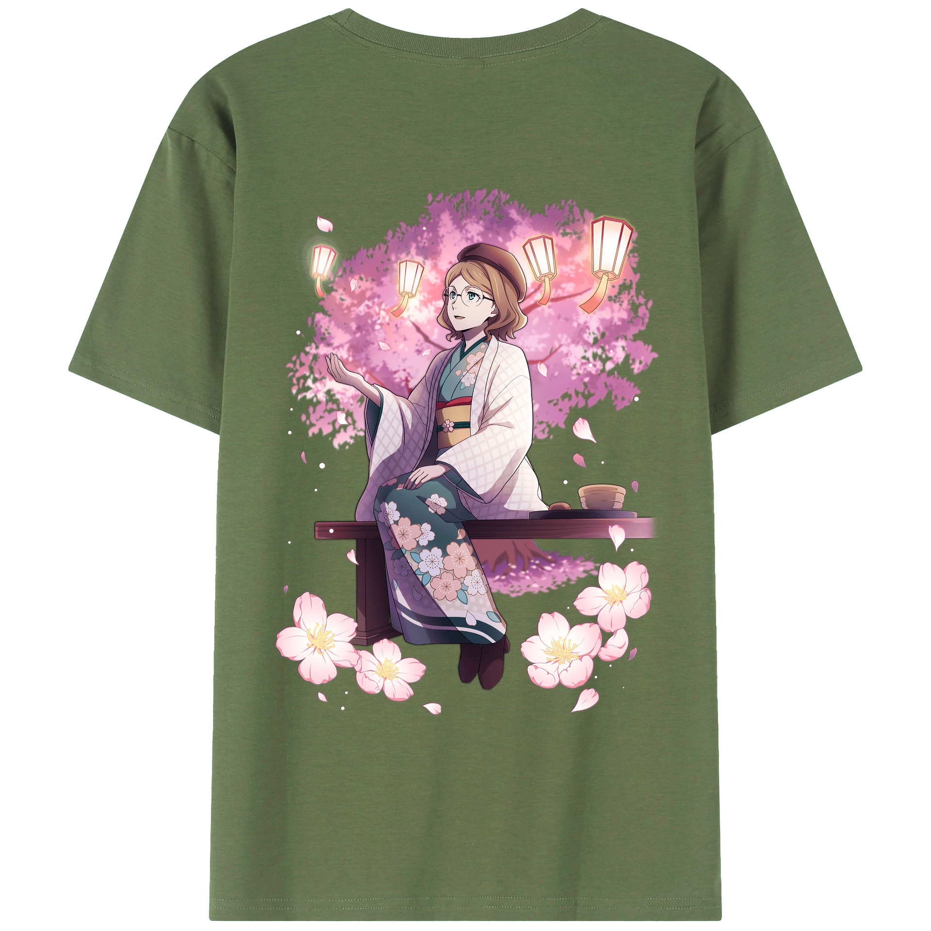 （画像用） 文豪ストレイドッグス Bungo Stray Dogs 綿100％ メンズ半袖Tシャツ（バックプリント） 通気性
